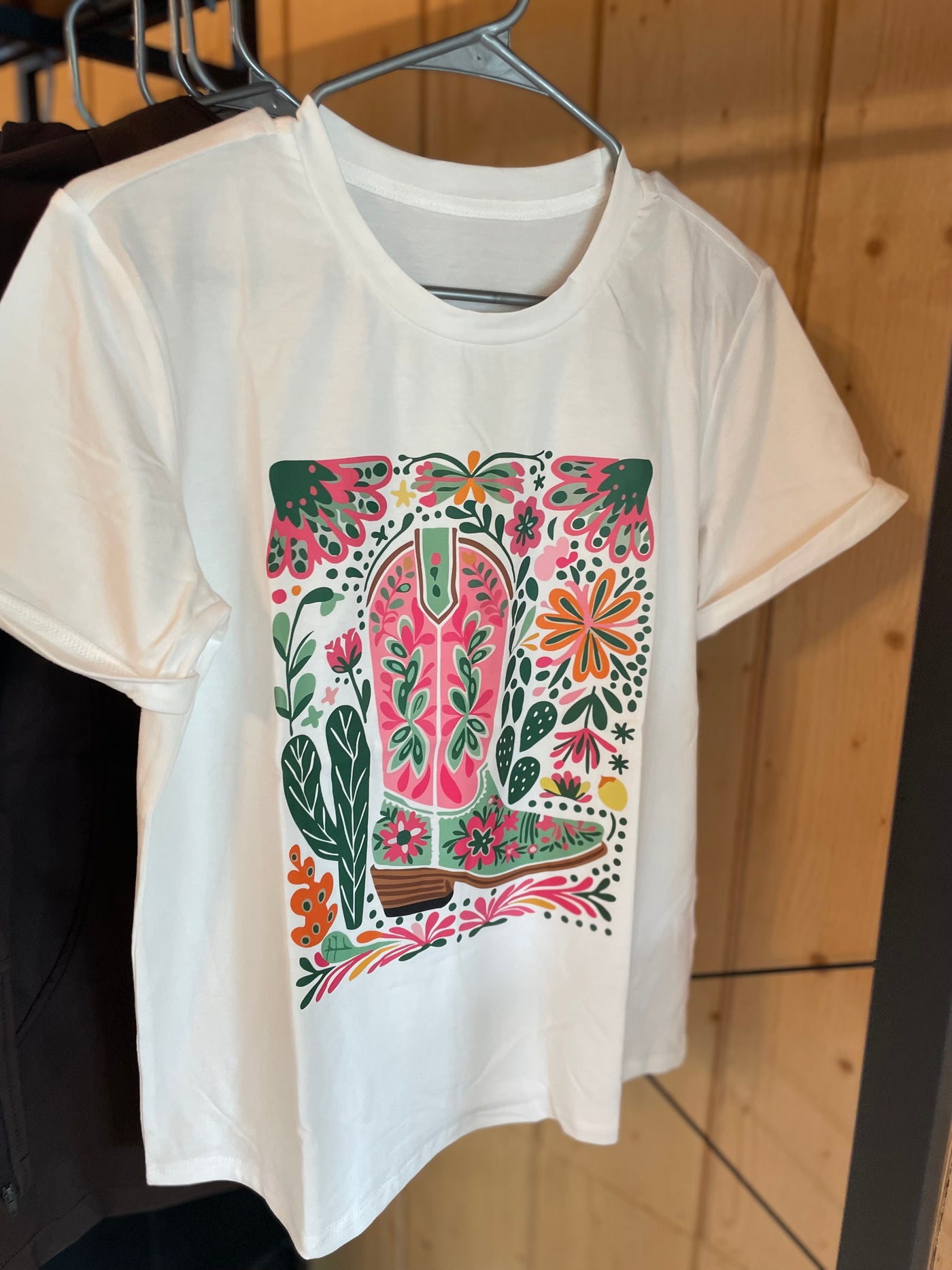 Boots and Flowers T