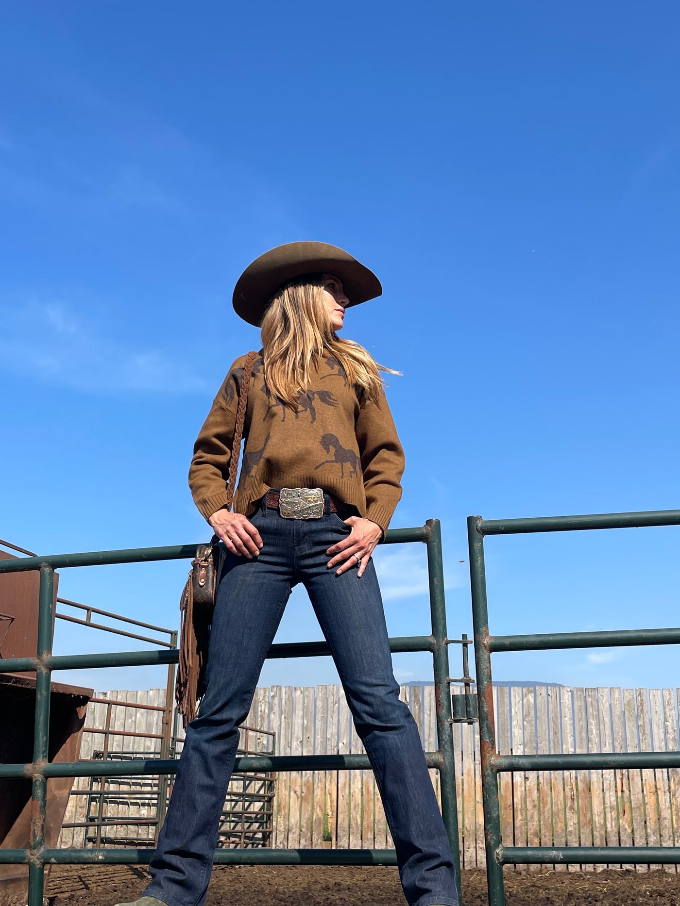 “Meadow Sweater” Brown