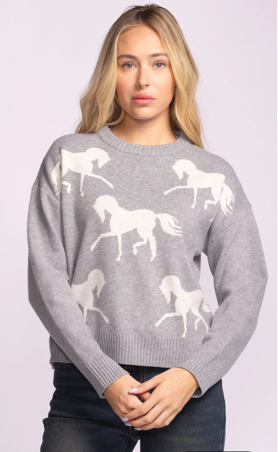 “Meadow Sweater” Grey