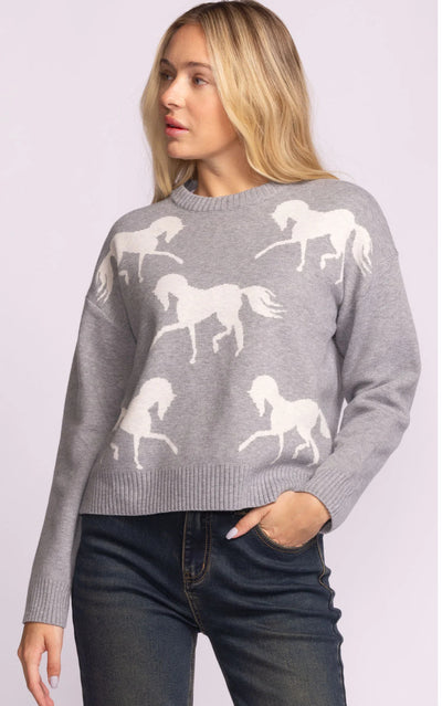 “Meadow Sweater” Grey