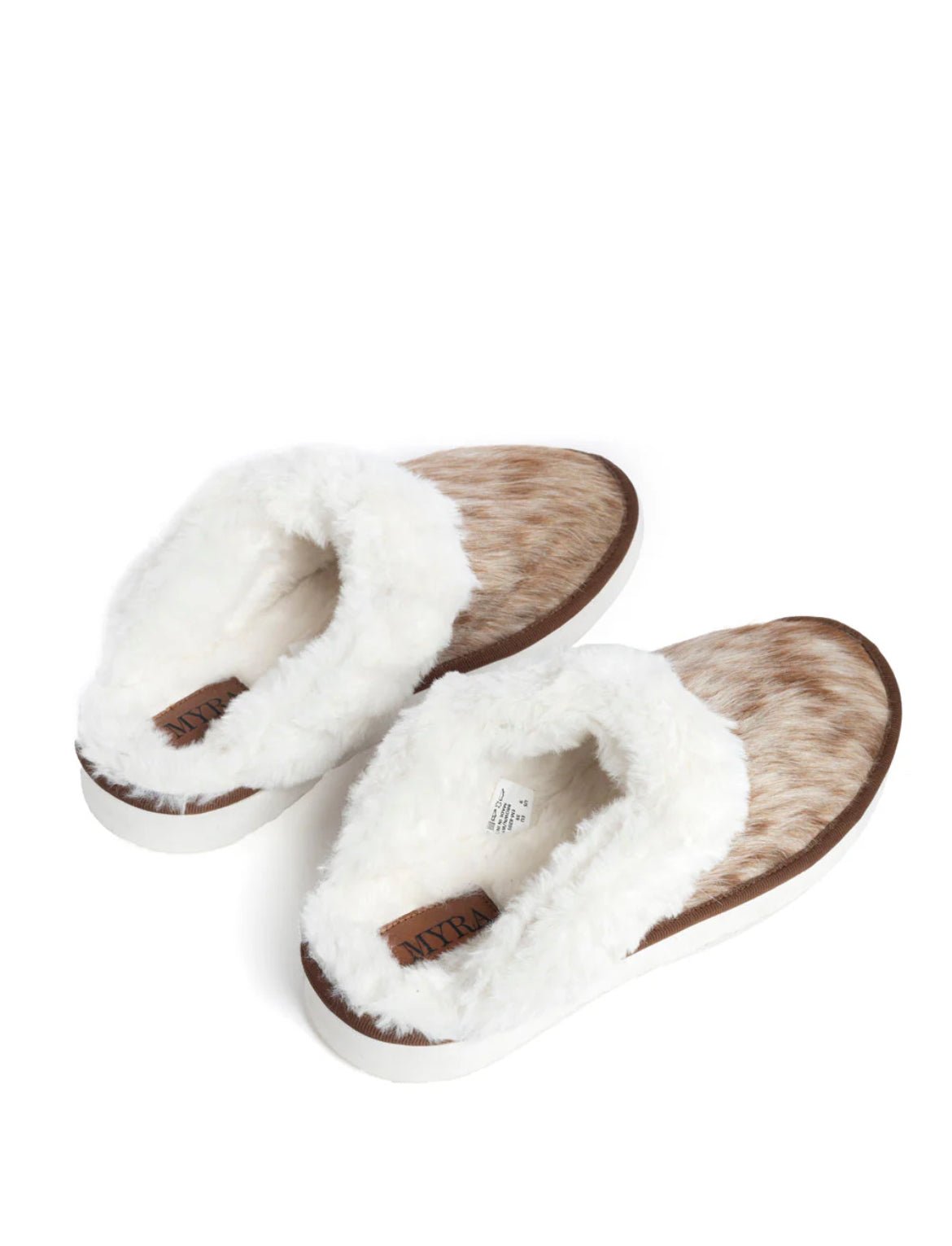 Alamosa Hair on lined slippers - Bell Creek General Store