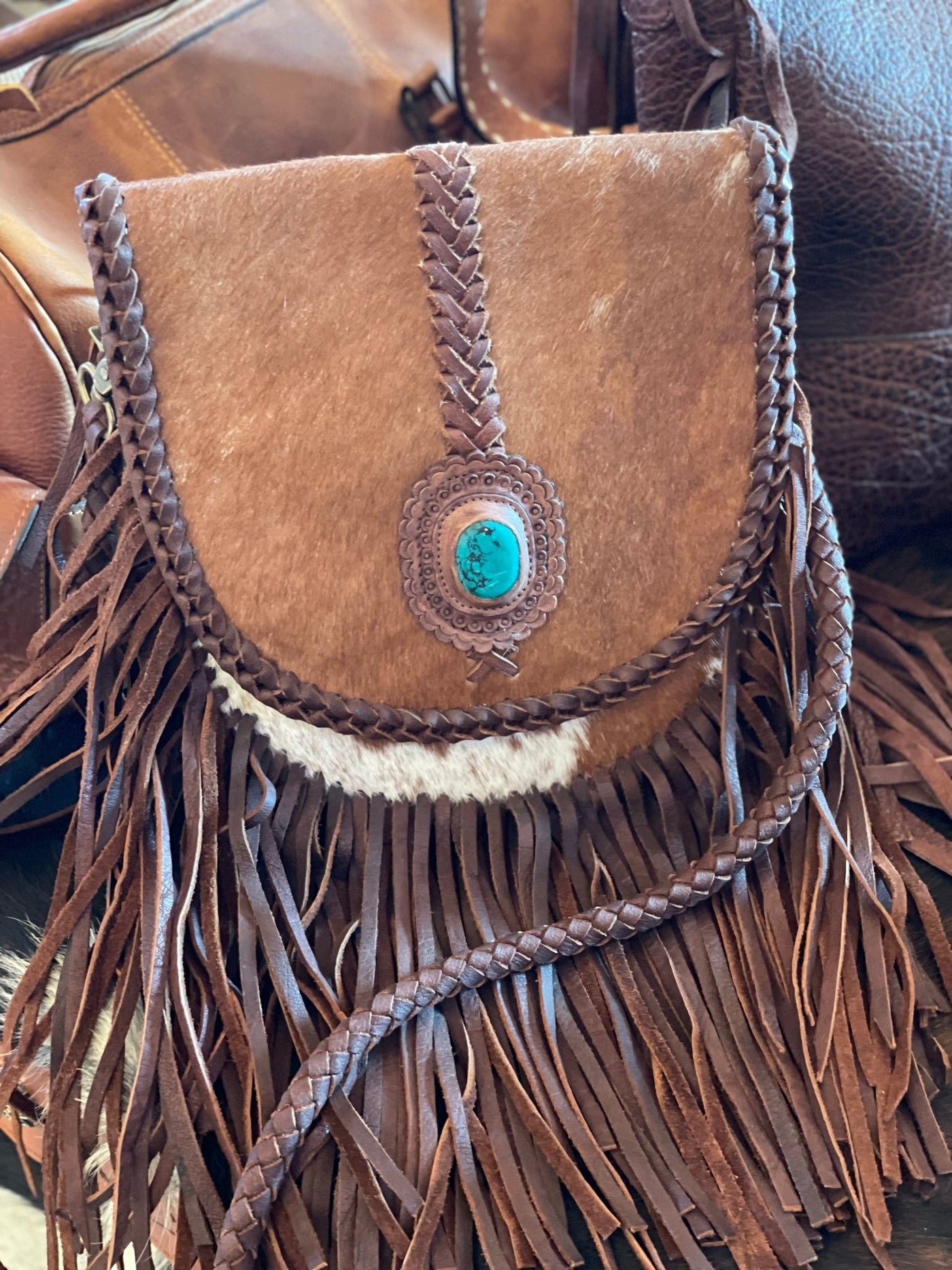 Genuine Leather Crossbody - Bell Creek General Store