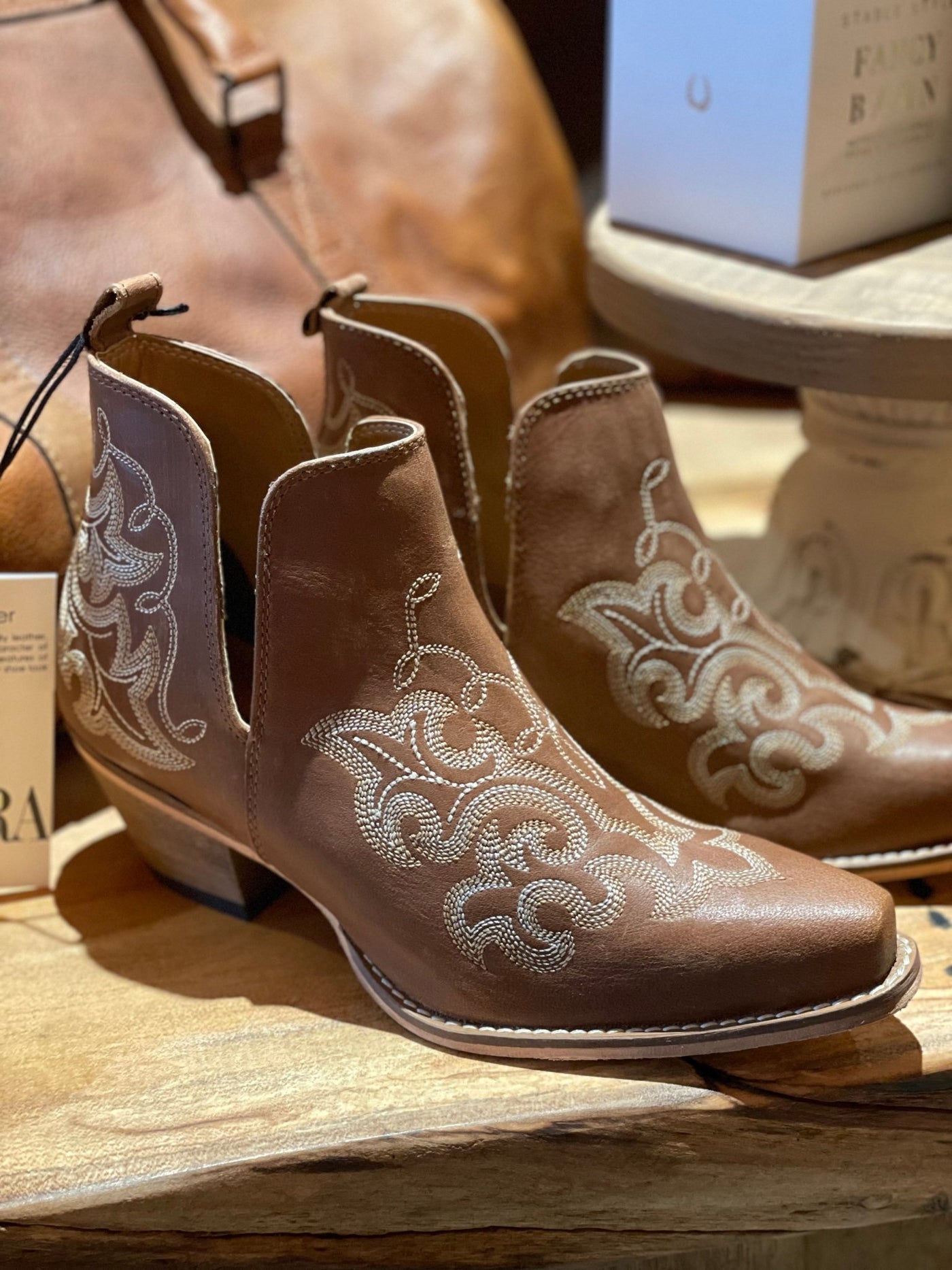 La Ponderosa Booties in Chocolate Brown - Bell Creek General Store