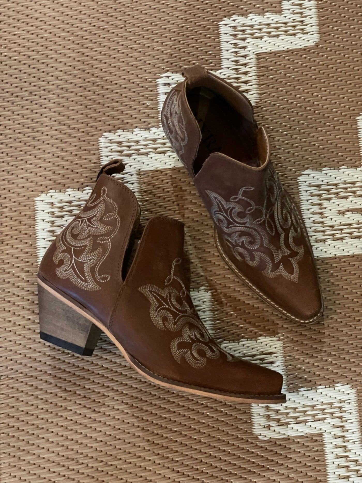 La Ponderosa Booties in Chocolate Brown - Bell Creek General Store