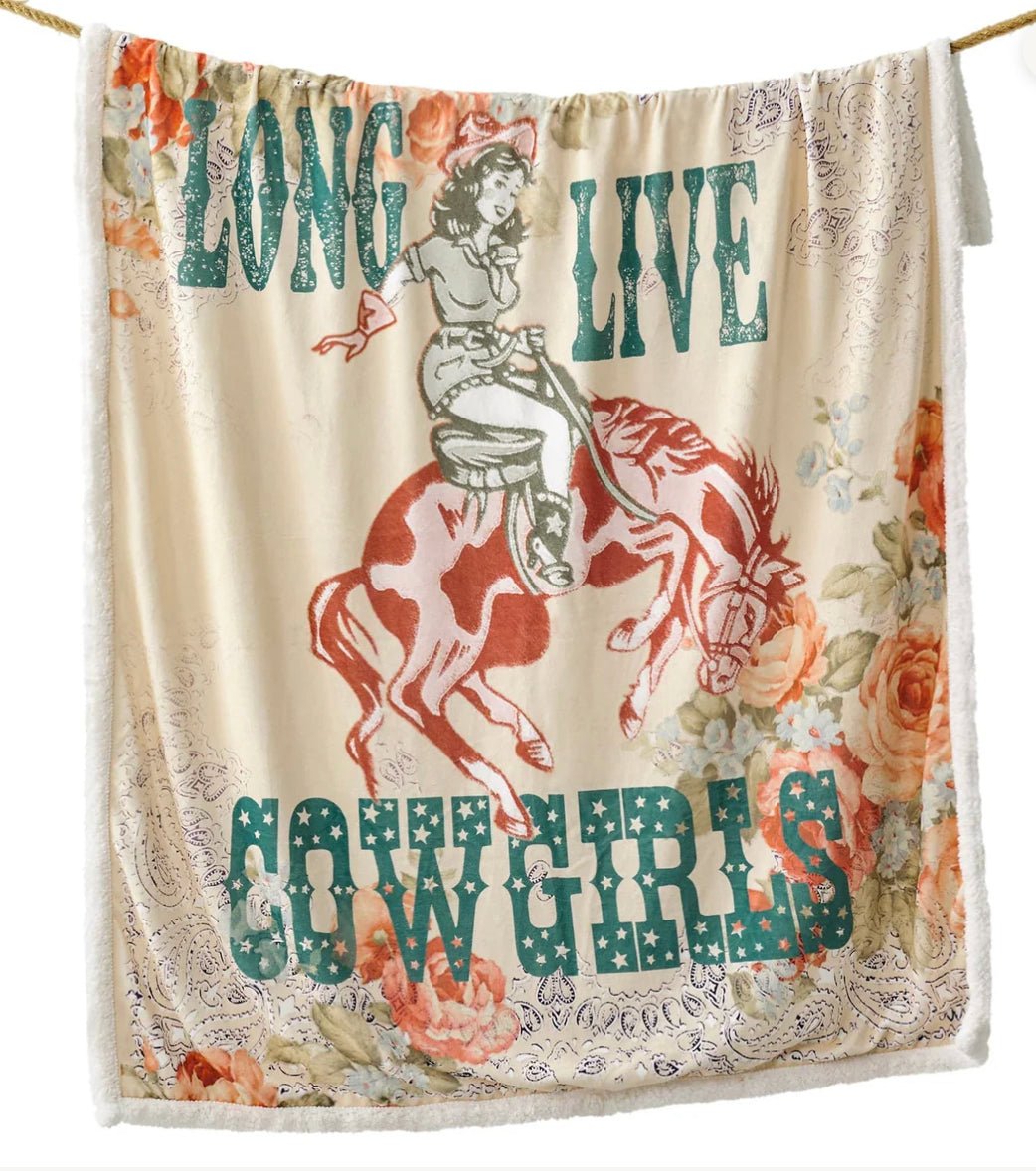 Long Live Cowgirls Throw - Bell Creek General Store