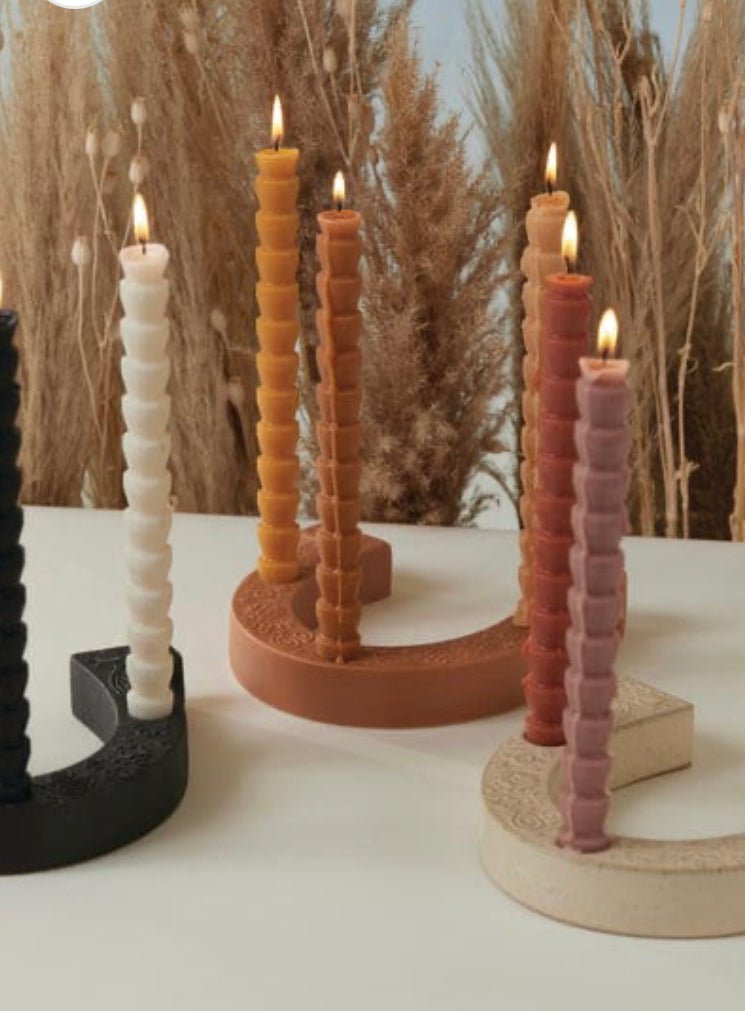 Nashville Terracotta Taper Candle Holder - Bell Creek General Store