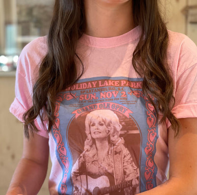 Dolly Parton in pink and blue - Bell Creek General Store